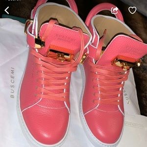 Buscemi Coral/White shoes